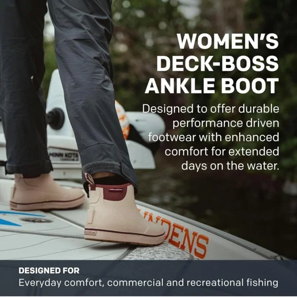 Grundens Women’s DECK-BOSS Ankle Boot - Picture 3 of 14